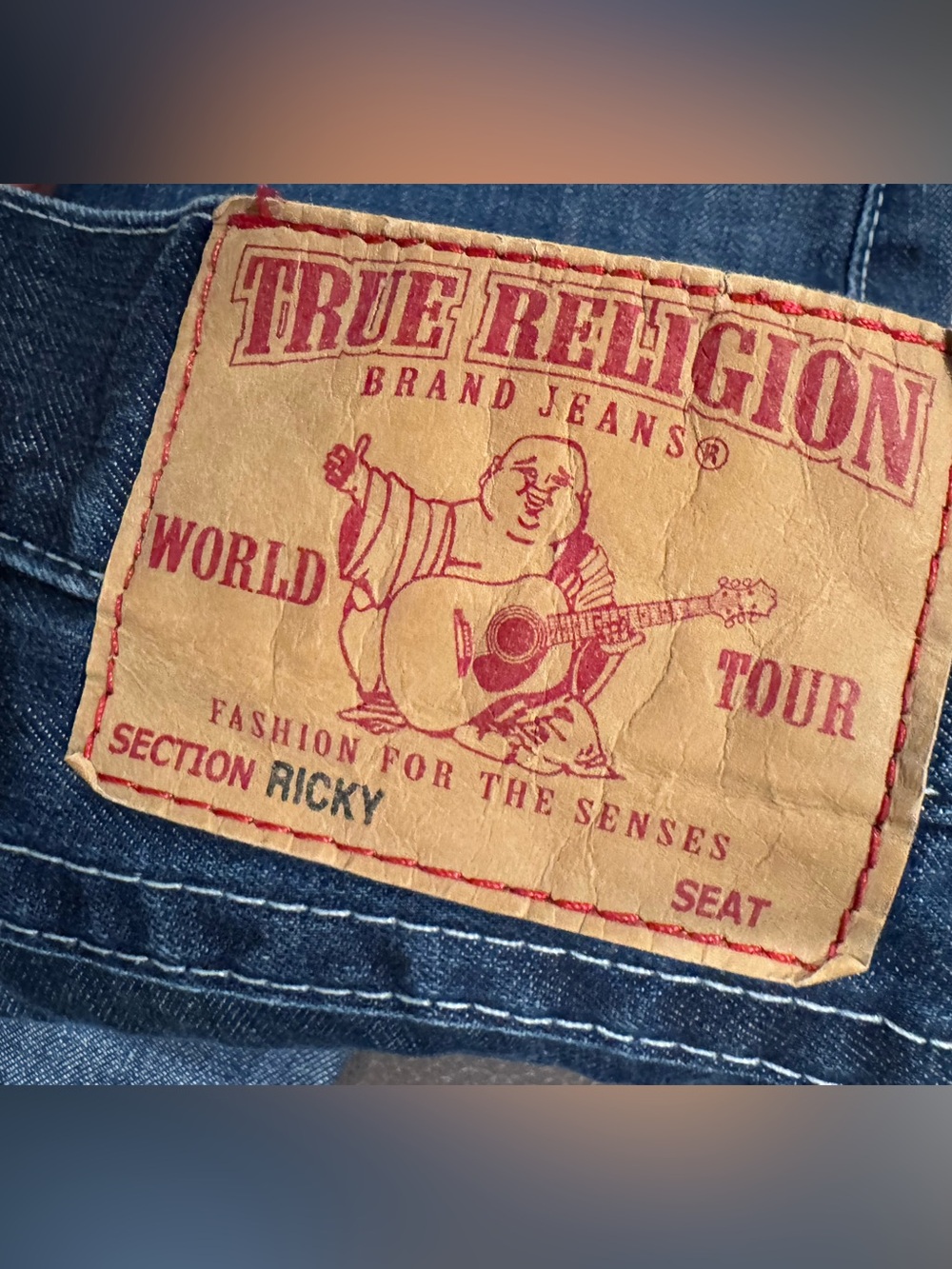 True Religion Men's “Ricky” Jeans 38 - Picture 9 of 9